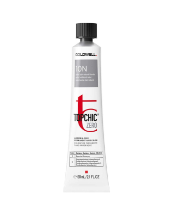 Goldwell Topchic Zero - Безаммиачная краска для волос 10N яркий натуральный блонд 60 мл - hairs-russia.ru